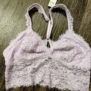 NWT Aerie lilac lacy bralette
